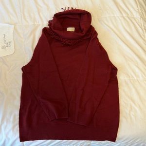 TSE cashmere Turtleneck. Burgundy
